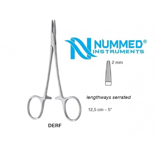 Derf Needle Holder Forceps,12.5 cm Derf Needle Holder Forceps,12.5 cm